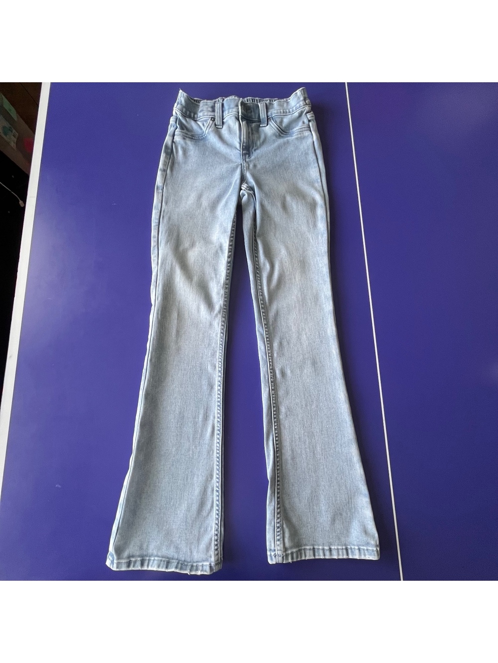 Aerie Light Wash Flared Jeans XS 26x30 Regular